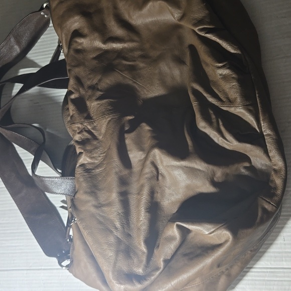 Bcbg Large Leather Duffle Bag - Picture 4 of 11